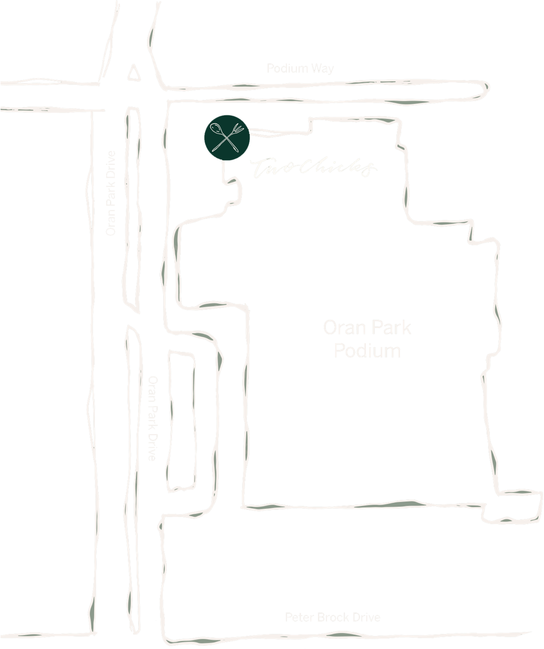 Map: Shop 1a Oran Park Podium 351 Oran Park Drive, Oran Park NSW 2570